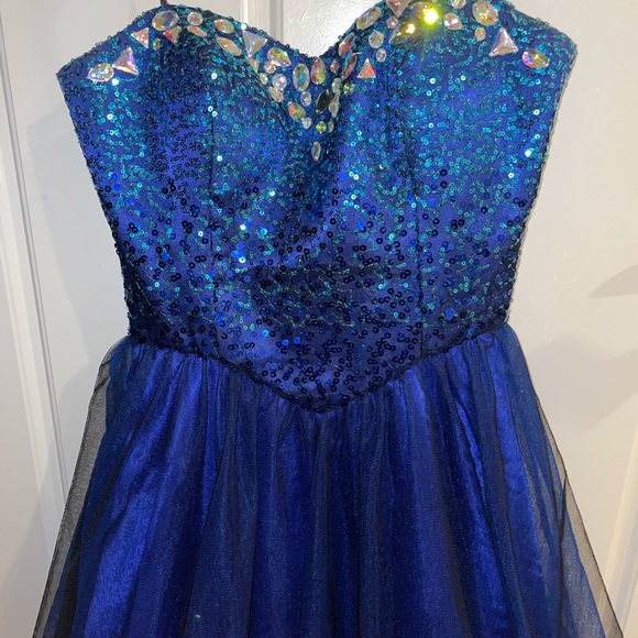 Blue Homecoming Dress - Picture 5 of 5